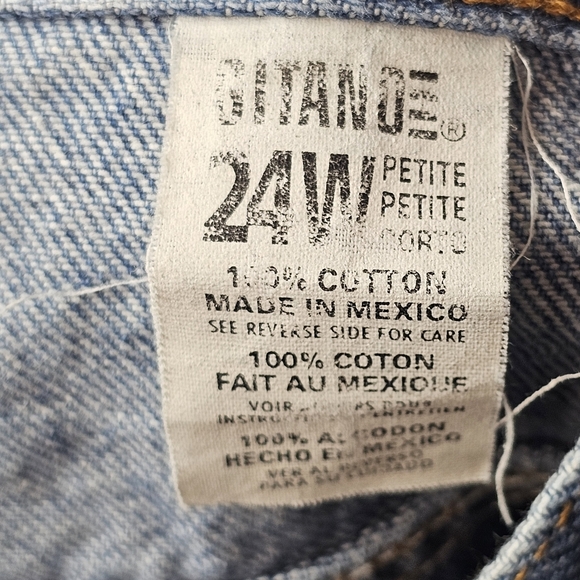 Gitano Jeans 24W Petite Retro 90s vintage denim plus women’s classic made in MEX - Picture 11 of 13